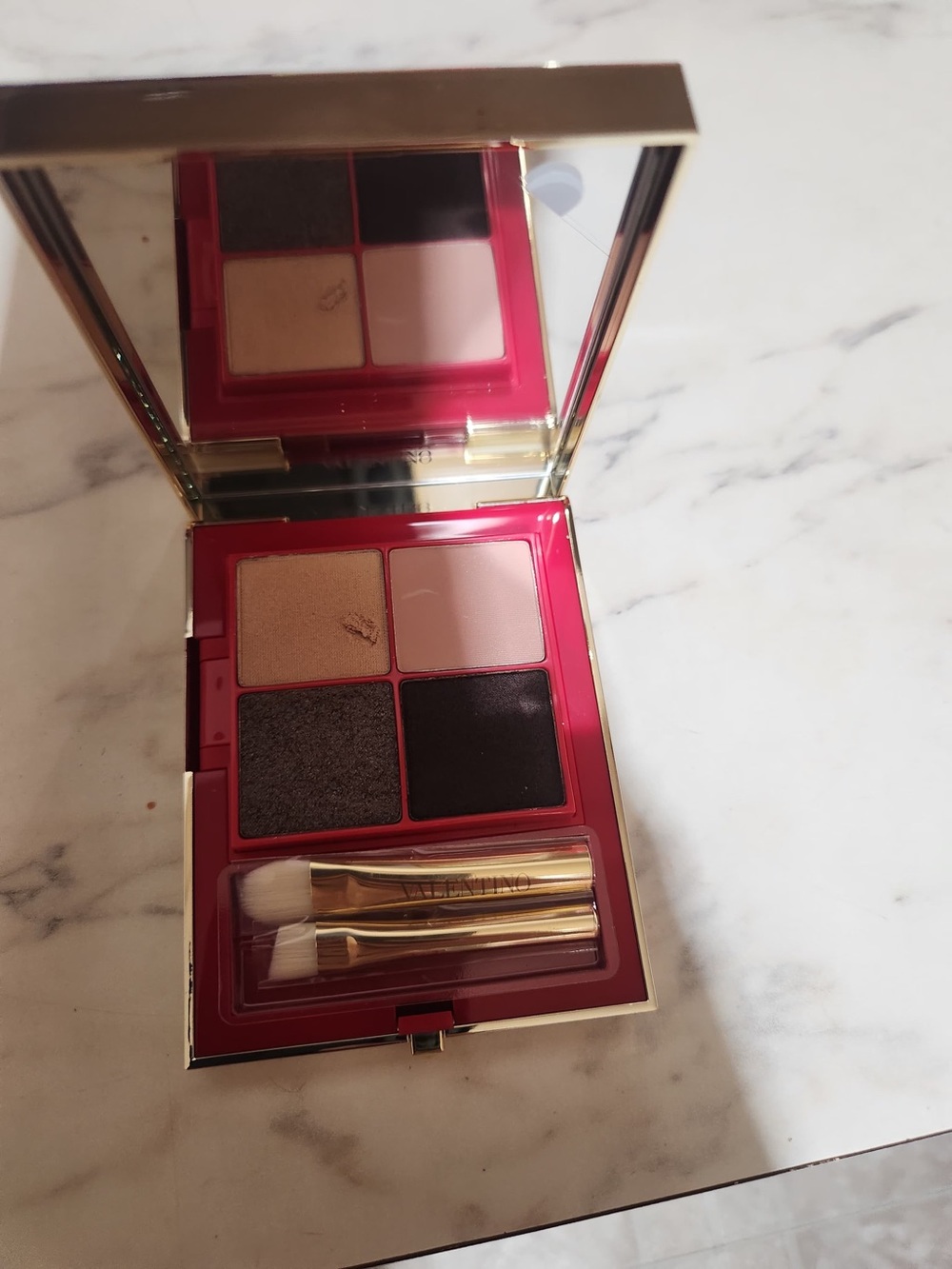 Valentino Color-Flip When In Paris Eye Palette Pressed Eyeshadow Mirror 0.62 oz
